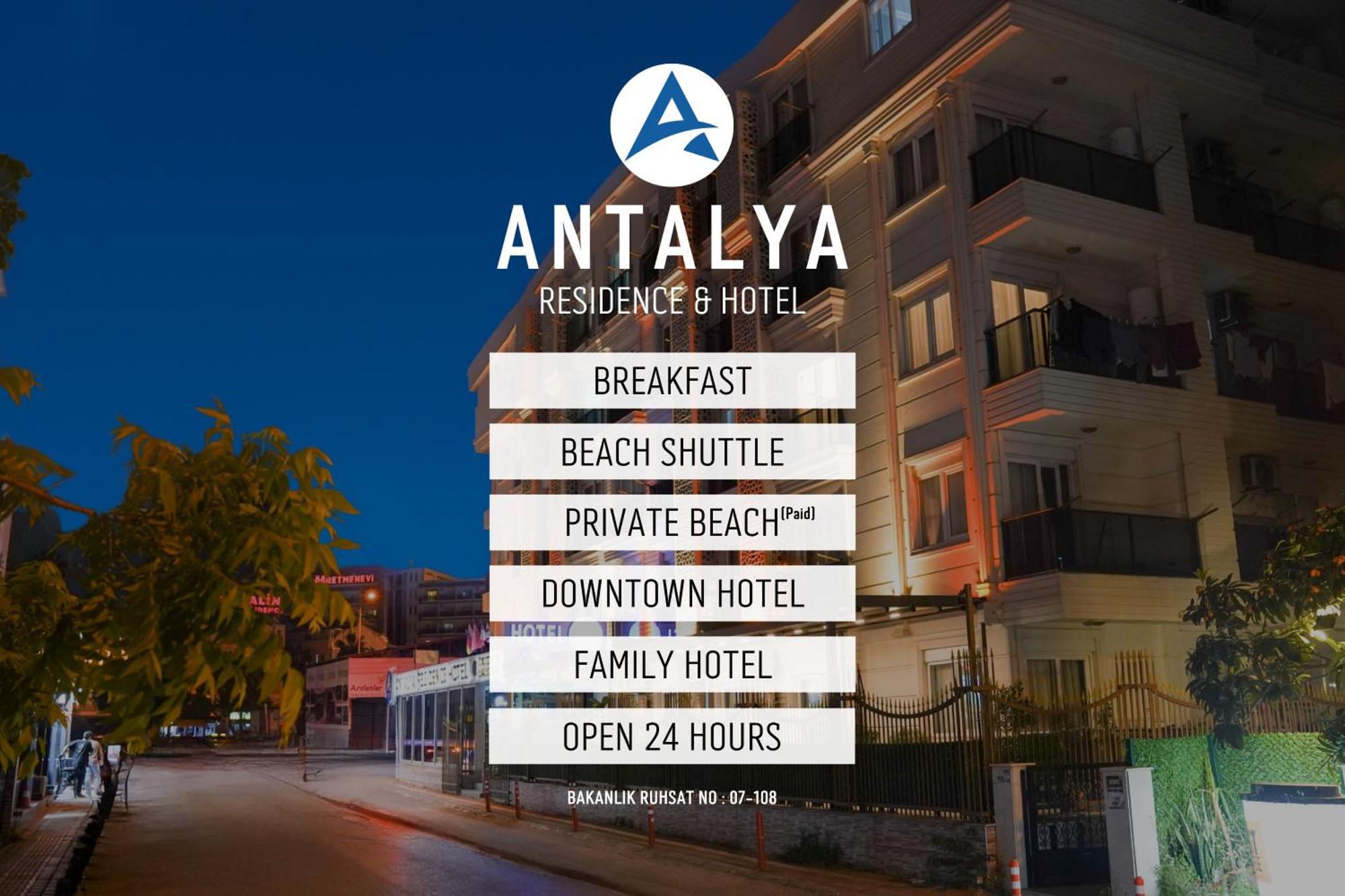 Antalya Residence Hotel ภายนอก รูปภาพ